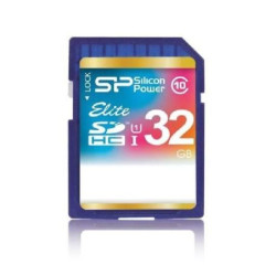 SILICON POWER Carte mémoire SD UHS-1 Class 10 - 32 Go