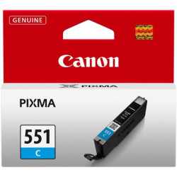 CANON Cartouche d`encre CLI-551C - Cyan - Capacité standard - 300 pages