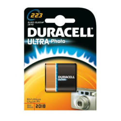 "Duracell Batterie Lithium, CR-P2, 223, 6V Photo, Ultra 1 Stück"