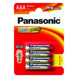 Piles Panasonic PRO POWER AAA LR03 x4