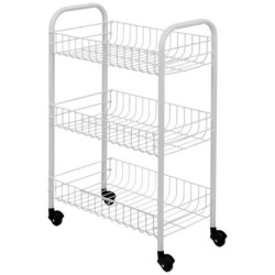 Resserre démontable 3 paniers SIENA BLANC (EM.049)