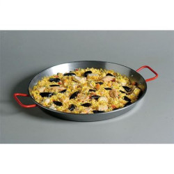 Plat à paëlla Acier Poli 50 cm