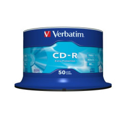 1x50 Verbatim Data Life CD-R 80 52x Speed, ExtraProtection