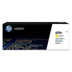 HP 659A Toner Jaune LaserJet Authentique pour HP Color LaserJet Enterprise M856/M776 (W2012A)