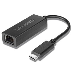 Lenovo USB-C/Ethernet Adapter St./Bu. schwarz