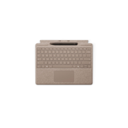 Clavier pour tablette Microsoft Signature Keyboard pour Surface Pro + Stylet Surface Slim Pen 2 - Dune
