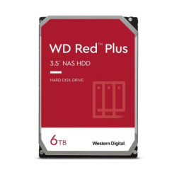 WD Red Plus WD60EFPX NAS HDD - 6 TB 5400 rpm 256 MB 3,5 Zoll SATA 6 Gbit/s CMR