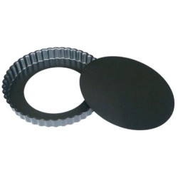 Moule à tarte cannelé fond amovible 20 cm