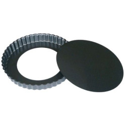 Moule à tarte cannelé fond amovible 32 cm