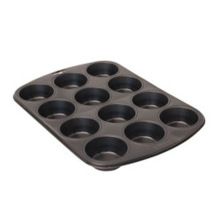 Plaque 12 muffins antiadhésif