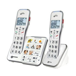 Geemarc AMPLIDECT 595 DUO Téléphones sans fil duo amplifié +50db avec fonction appel...