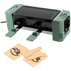 Raclette 2 personnes Vert Sapin - Happy Connect 2 Meuuuh...! - 8949