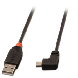 LINDY USB 2.0 Kabel Typ AMini-B 90 gewinkelt MM 1m