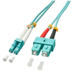 LINDY LWL-Duplexkabel LCSC OM3 2m 50125Ãm Multimode