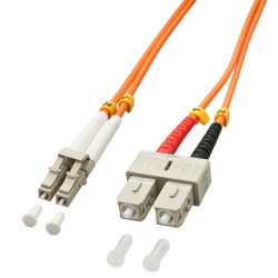 LINDY LWL-Duplexkabel LCSC OM2 2m 50125Ãm Multimode