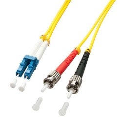 LINDY LWL-Duplexkabel LCST OS2 5m 9125Ãm Singlemode
