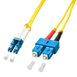 LINDY LWL-Duplexkabel LCSC OS2 10m 9125Ãm Singlemode