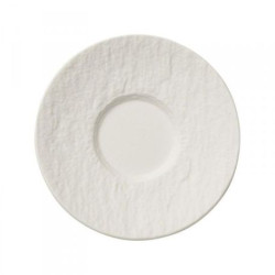 MANUFACT.ROCK BLANC*SOUS-TASSE MOKA 12CM*N
