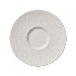 MANUFACT.ROCK BLANC*SOUS-TASSE A CAFE AU LAIT 17CM*N