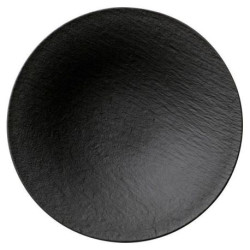 Assiette creuse 28.4 cm noir - Manufacture Rock
