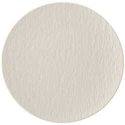 Assiette coupe universelle 25 cm Blanche - Manufacture Rock