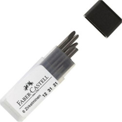 FABER-CASTELL Zirkelminendose 6er
