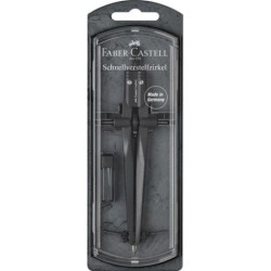 FABER-CASTELL Zirkel Schnellverstell Stream blackstone