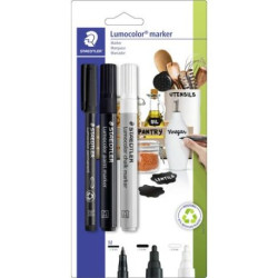 STAEDTLER Marker Set Lumocolor 3St. BK retail