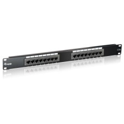 Equip Patchpanel 16x RJ45 Cat5e 19` UTP 1HE schwarz