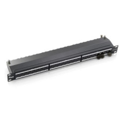 Equip 0326624 Cat.6a PatchPanel 24-Port 1HE 19 schwarz