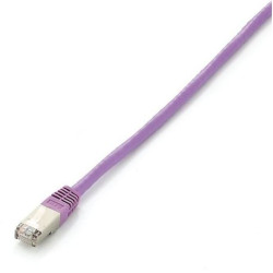 Equip Patchkabel Cat6 SFTP 2xRJ45 7.50m violet LSZH Polybeutel