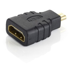 Equip HDMI Adapter Micro D-A StBu sw Polybeutel