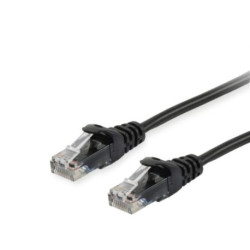 Equip Patchkabel Cat6 UUTP 2xRJ45 0.15m schwarz