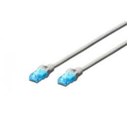 DIGITUS Patchkabel Cat5e UUTP 2xRJ45 3,0m CCA grau Hebels. Polybeutel