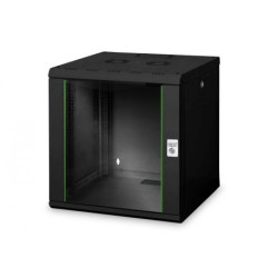 DIGITUS Netzwerkschrank Unique 12HE 643x600x600mm schwarz