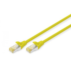 DIGITUS CAT 6A SFTP Patchkabel, 0,5m, gelb