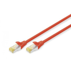 DIGITUS CAT 6A SFTP Patchkabel, 1m, rot