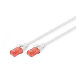 DIGITUS CAT 6 UUTP Patchkabel - LSZH, 2m, weiß