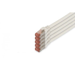 DIGITUS CAT 6 SFTP Patchkabel, 5 Stück, 10m, weiß