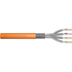 DIGITUS 250 m Cat 7 Câble réseau - S-FTP (PiMF) Simplex - BauPVO Dca - LSZH sans halogène - 1200 MHz Cuivre AWG