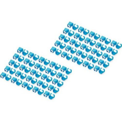 DIGITUS Farbclips für Patchkabel RJ45 100 Stück blau
