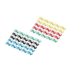 DIGITUS Farbclips für Patchkabel RJ45 100 Stk. gem.Farbe