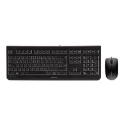 CHERRY DC 2000 Ensemble Clavier & Souris filaires, noir, USB, AZERTY - FR