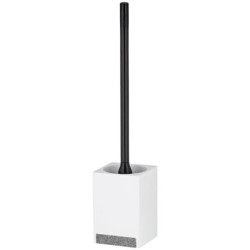Set WC Blanc Mat & Aspect Pierre - Cube