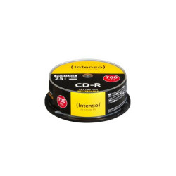 CD-R Intenso 700MB 25pcs Cakebox `printable inkjet` 52