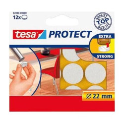 tesa Protect Filzgleiter rund 22mm weiß 12St.