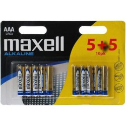 Maxell Batterie Alkaline AAA Micro LR03 10St.