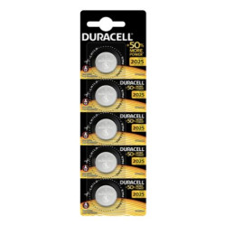 Duracell Batterie Knopfzelle CR2025 3.0V Lithium 5St.