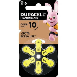 Duracell Batterie Hörgeräte EasyTab 10 PR70 NEU 6St.