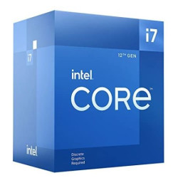 INTEL Core i7-12700F 2,1GHz 8+4 Kerne 25MB Cache Sockel 1700 (Boxed mit Lüfter)